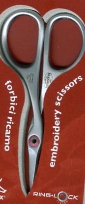3 3/4in Ring Lock Embroidery Scissors